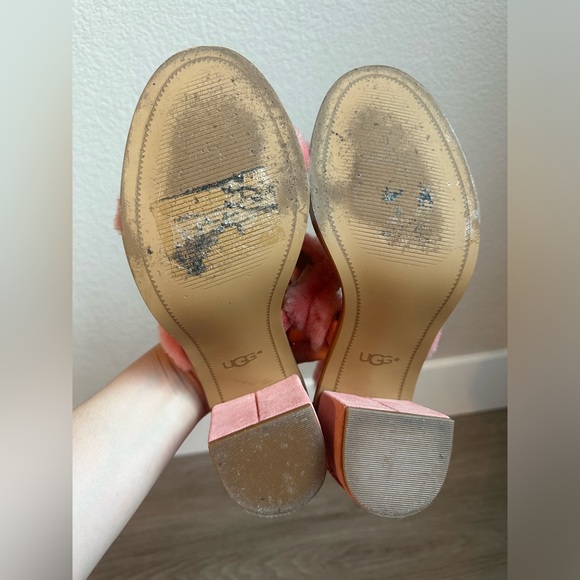 UGG Del Rey Fluff Heel in Pink - Picture 11 of 11